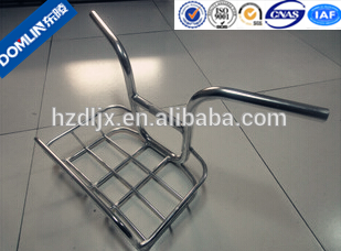 Aluminum alloy bicycle handlebar with basket