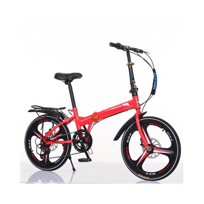 Hangzhou hot sale cheap 20 inch 6 speed folding bike aluminum steel frame child foldable bicycle