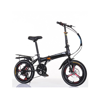 Hangzhou hot sale cheap 20 inch 6 speed folding bike steel frame small mini foldable bicycle