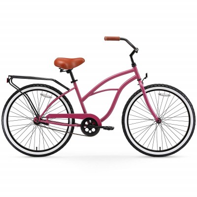 Wholesale Beach Cruiser Bike Tires Orange Bicycle For Sale