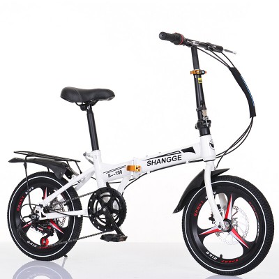 Hangzhou hot sale cheap 20 inch folding bike aluminum/steel frame men women foldable bicycle